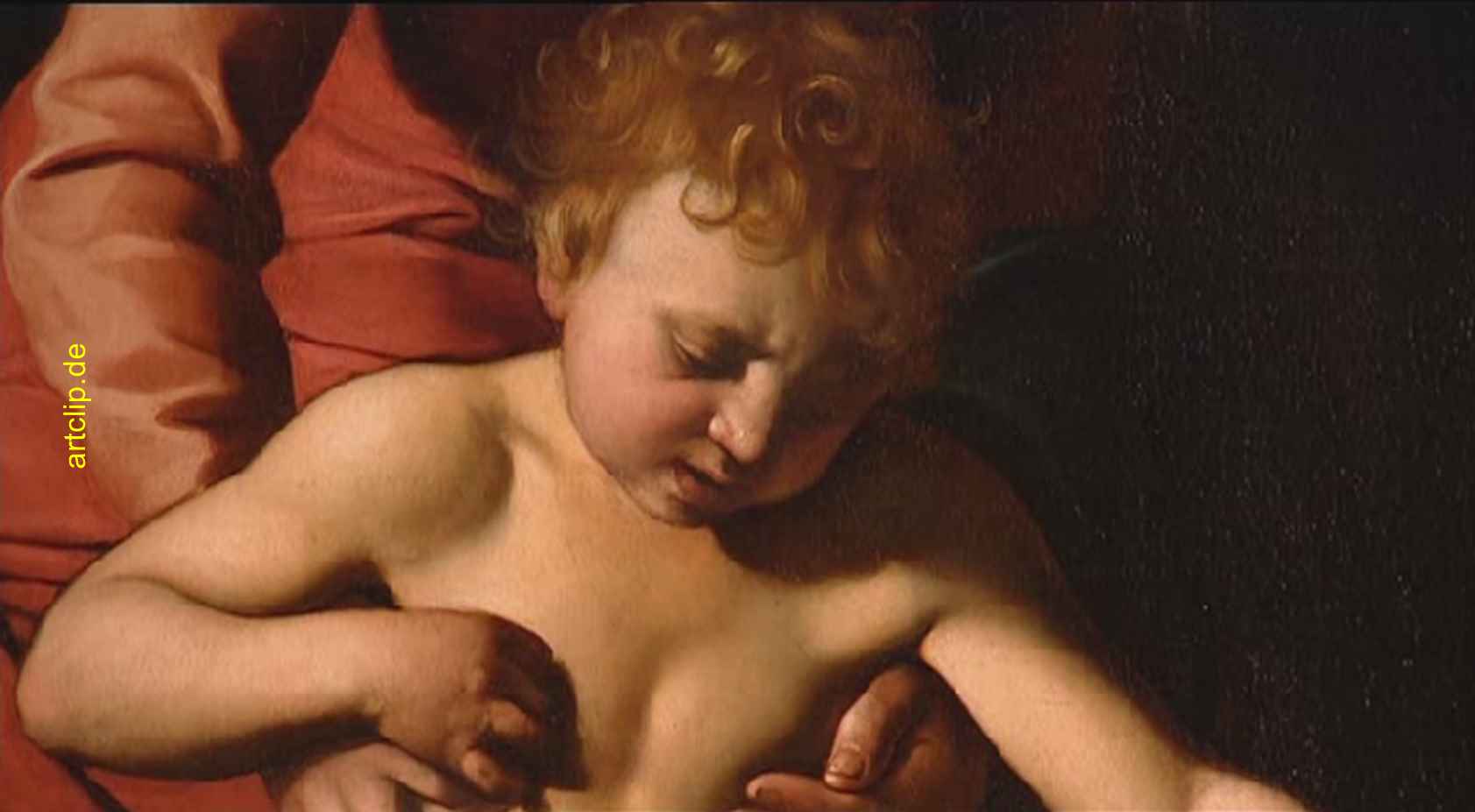 Madonna und Kind mit Schlange