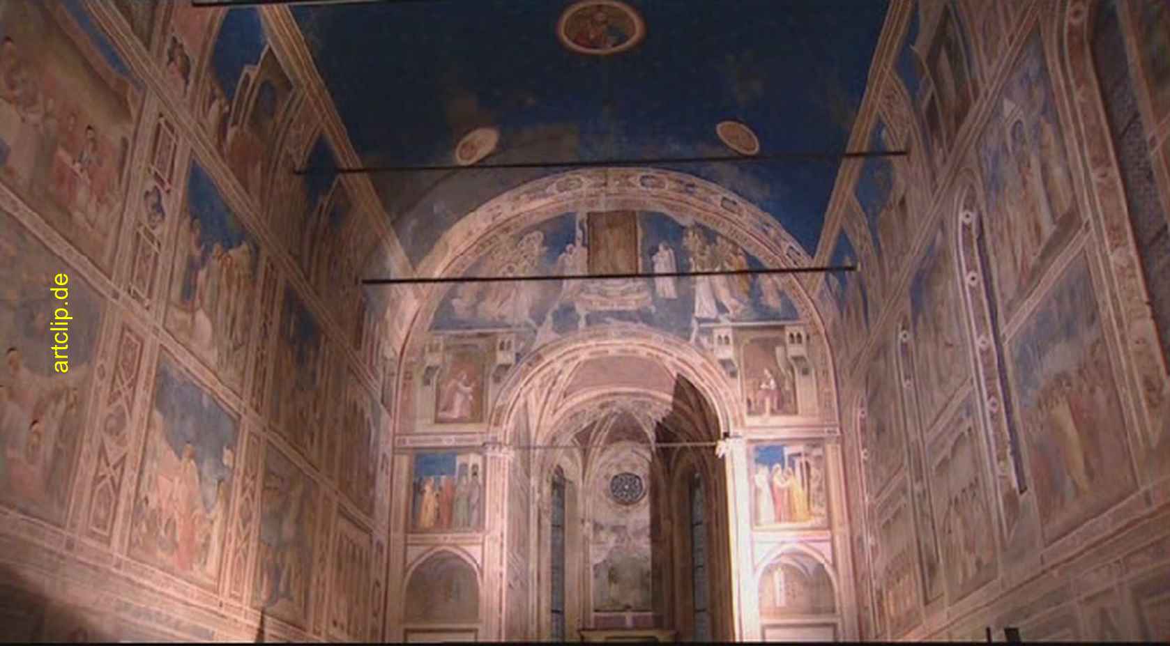 Cappella degli Scrovegni (auch Scrovegni-Kapelle oder Arenakapelle genannt) innen