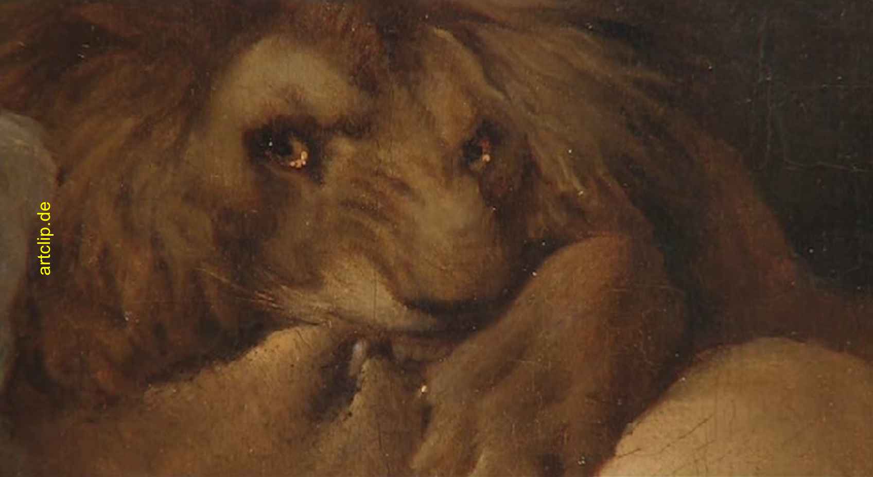 Attacking Lion - Angreifender Löwe, 1770