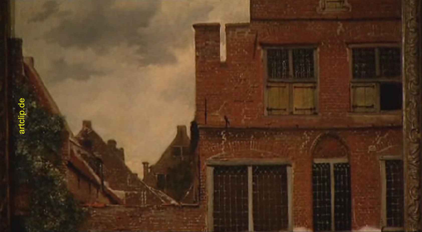 Straße in Delft, 1657-1658